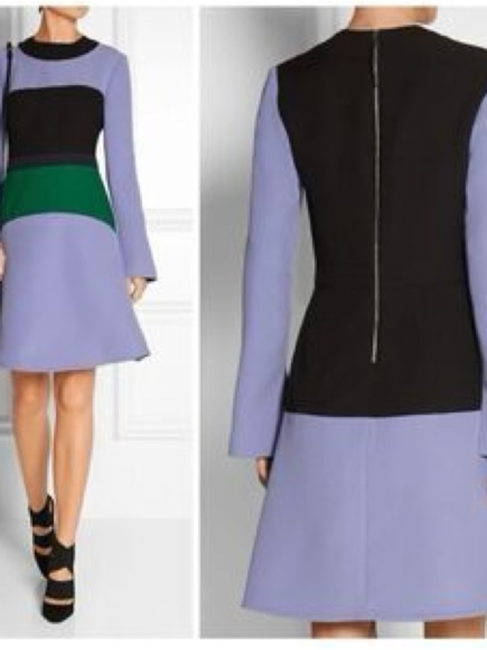 Marni Cady Bell Dress Size 0/36 lavender purple